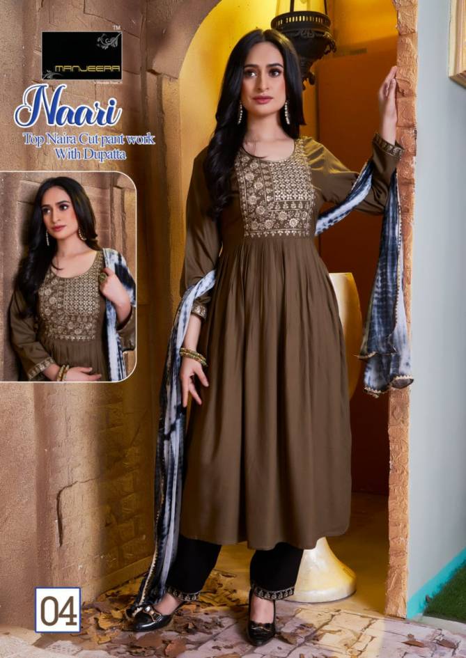 Manjeera Naari Fancy Wholesale Readymade Salwar Suits Catalog